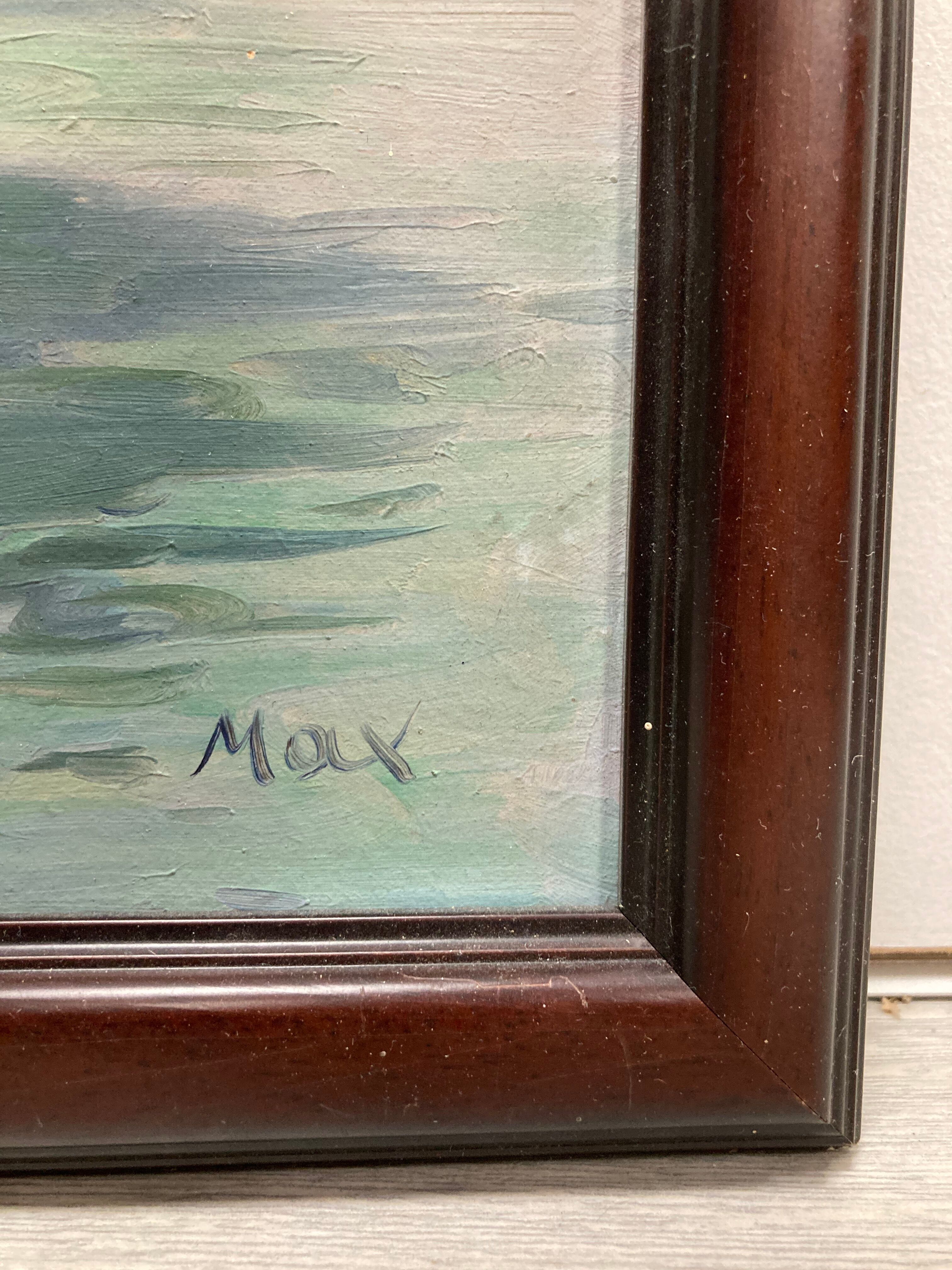 Vintage marine painting