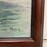 Vintage marine painting