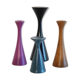 Lot de bougeoirs scandinave 1960