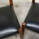 4 chaises scandinaves années 60