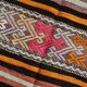 5x8 Kilim Colorful Striped Vintage Wool Kilim Rug, 160x232 Cm