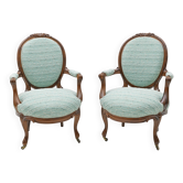 Paire de fauteuils de style Louis Philippe, 19e siècle