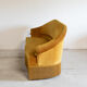Gold toad bench