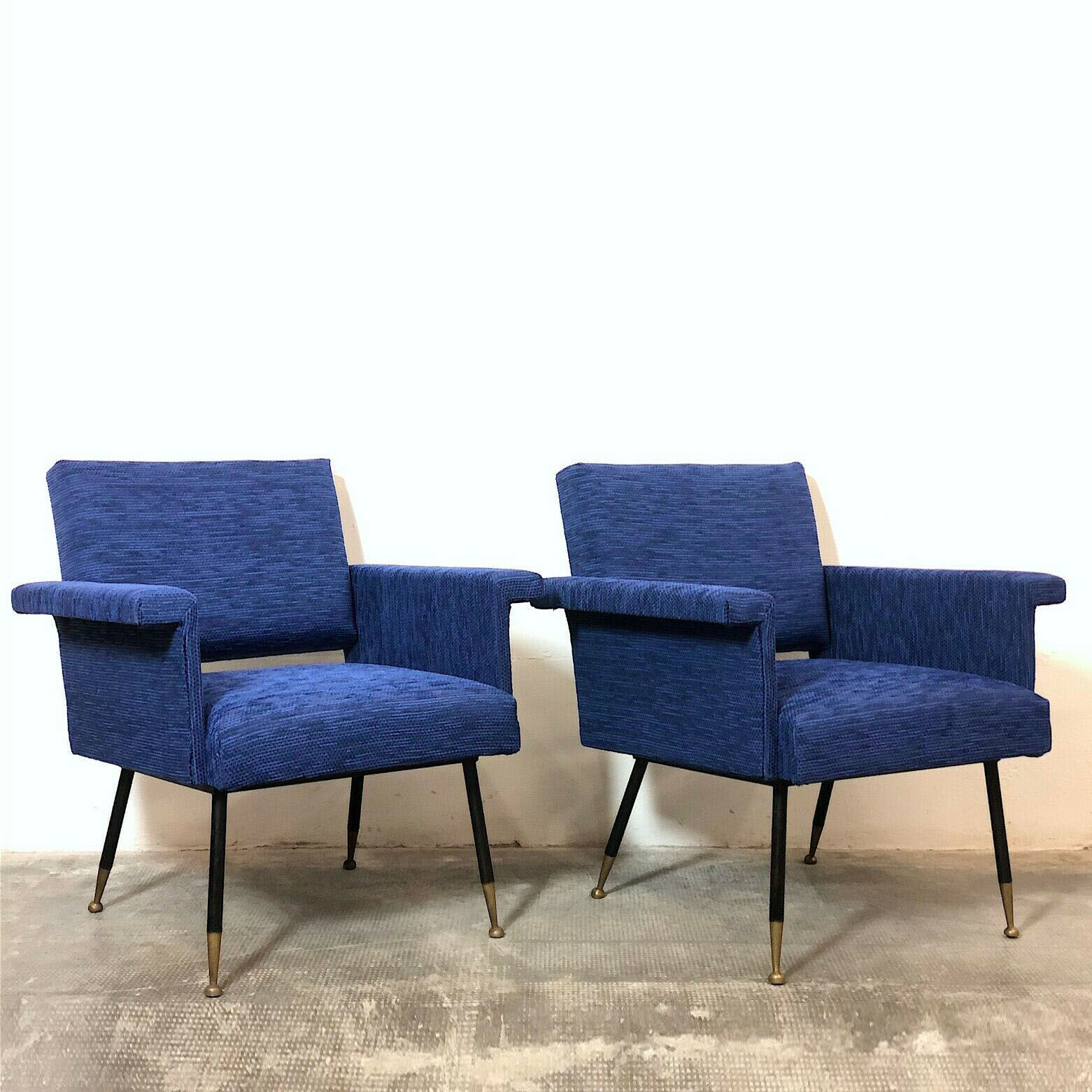 Pair of lounge chairs Renzo Minotti, Italy, 60s