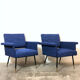 Pair of lounge chairs Renzo Minotti, Italy, 60s