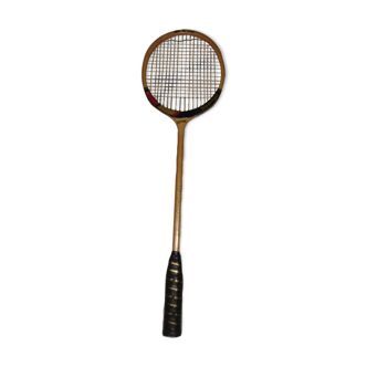 Ancienne raquette de squash en bois Slazenger Phantom de 1970