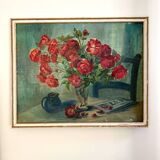 Old oil on wood dating from 1960