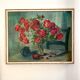 Huile sur bois ancienne datant de 1960