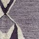 Tapis violet En laine naturel tissé à la main taille 250cmx150cm