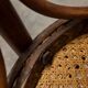 Pair of chairs bistrto Brief 1900 curved wood and canning