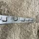 Vintage metal tea towel holder or key ring
