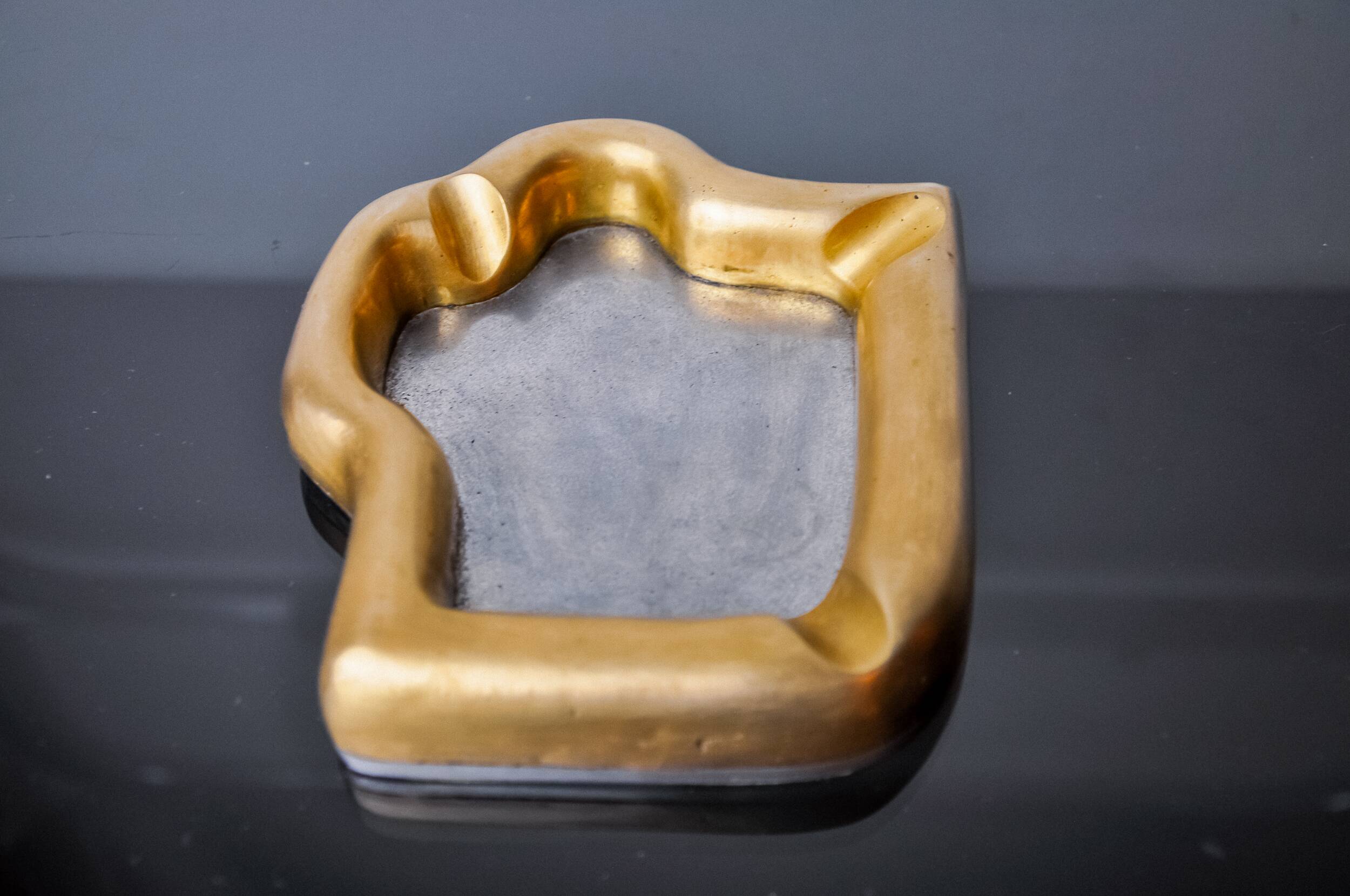 Brutalist "Puzzle" Ashtray by David Marshall, Spain, 1970