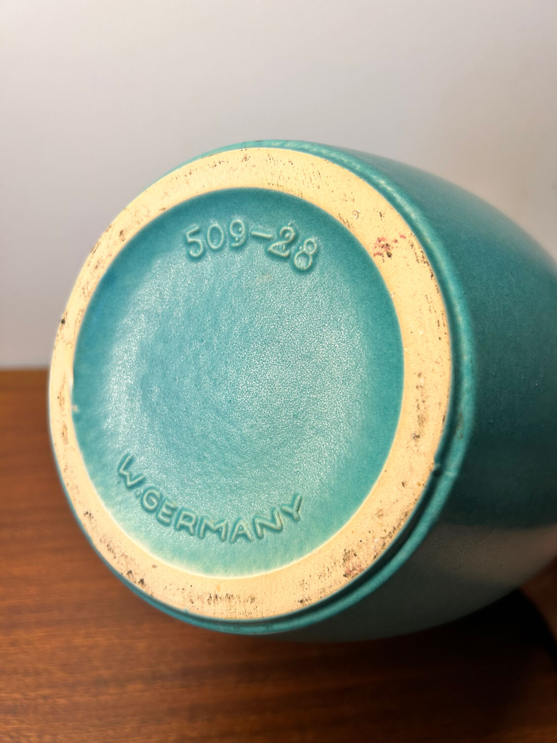 Ovoid ceramic vase 70s