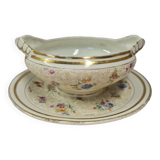 Limoges porcelain gravy boat