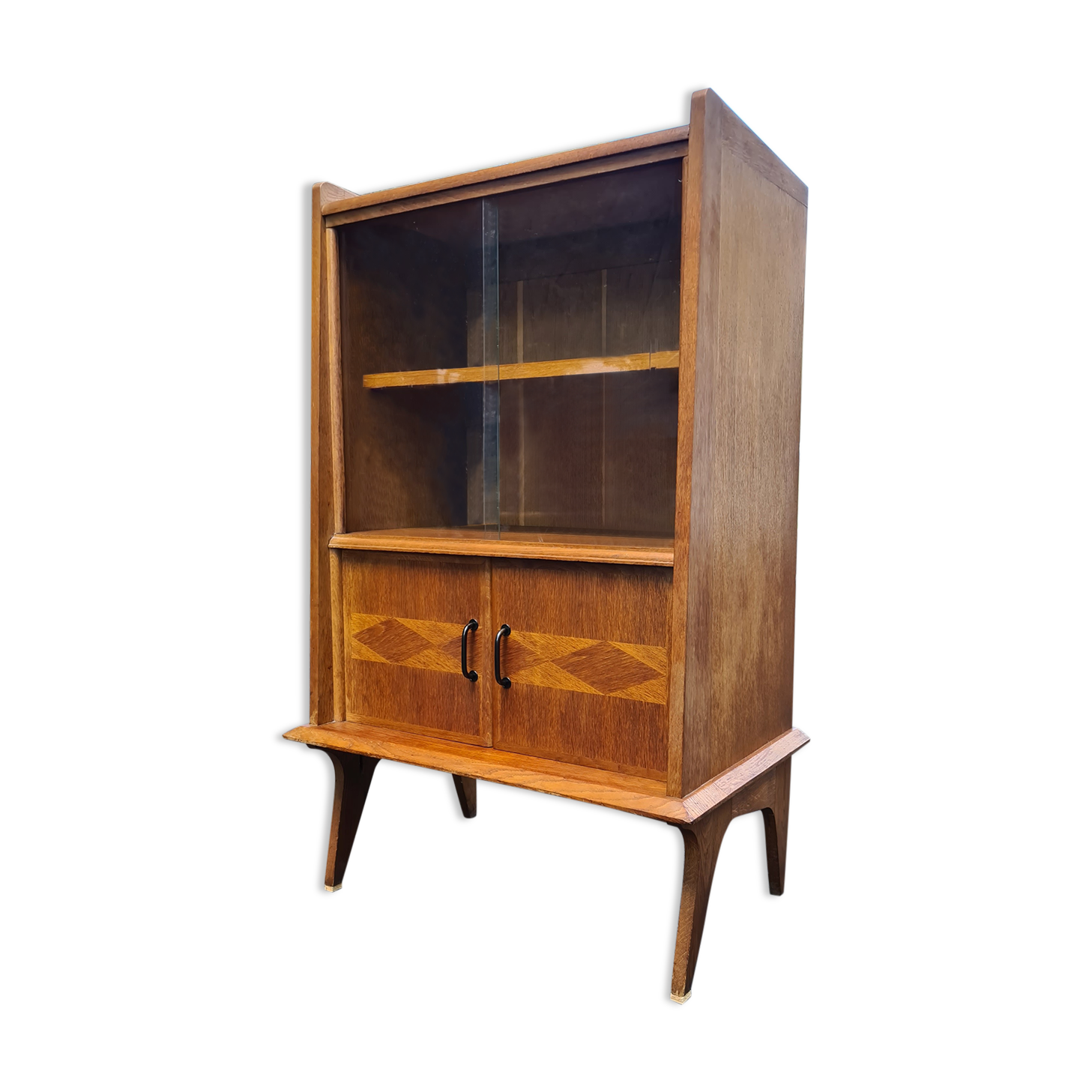Showcase vintage library from the 60s