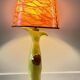 Vintage signed art ceramic lamp