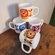 Mobil Vintage 4 Cups Set