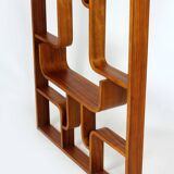 Restored Mid-Century Room Divider by L. Volak for Drevopodnik Holesov, 1960s