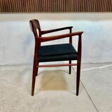 Model 56 Danish teak chair with armrests by Niels O. Møller for J.L. Møllers, 1954