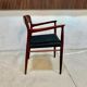 Model 56 Danish teak chair with armrests by Niels O. Møller for J.L. Møllers, 1954