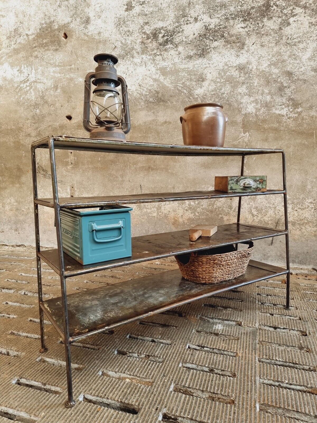 Industrial shelving kitchen rack steel