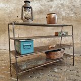 Industrial shelving kitchen rack steel