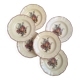 Assiettes creuses Digoin Sarreguemines Modèle Loraine