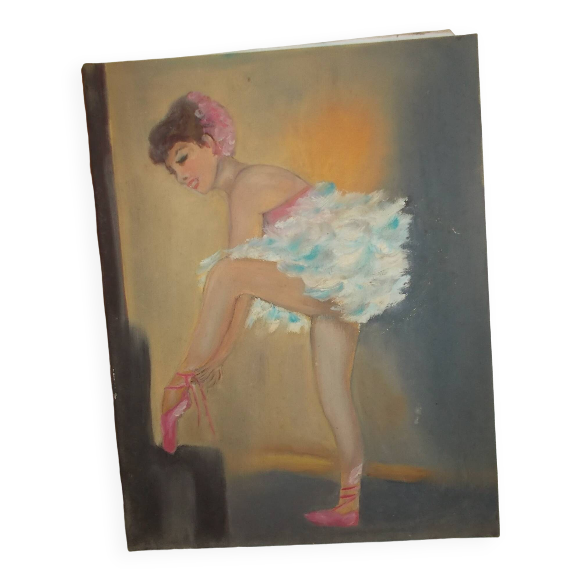 Oil on canvas dancer