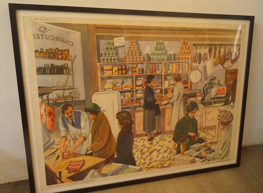 Poster school vintage 1950