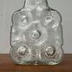 Vase vintage allemand en verre modèle sur les rochers par Lars Hellsten pour Walther Glas, années 1970