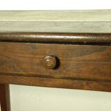 Rustic table with 1 drawer