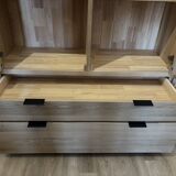 Meuble bahut en chêne massif marque Tikamoon