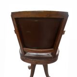 American leather office chair, 1920s