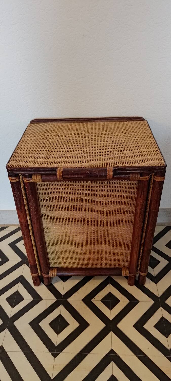 Bamboo rattan chest