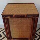 Bamboo rattan chest
