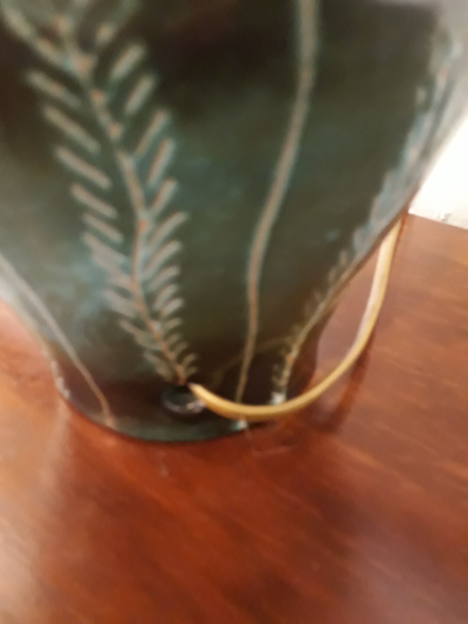 Vallauris ceramic lamp