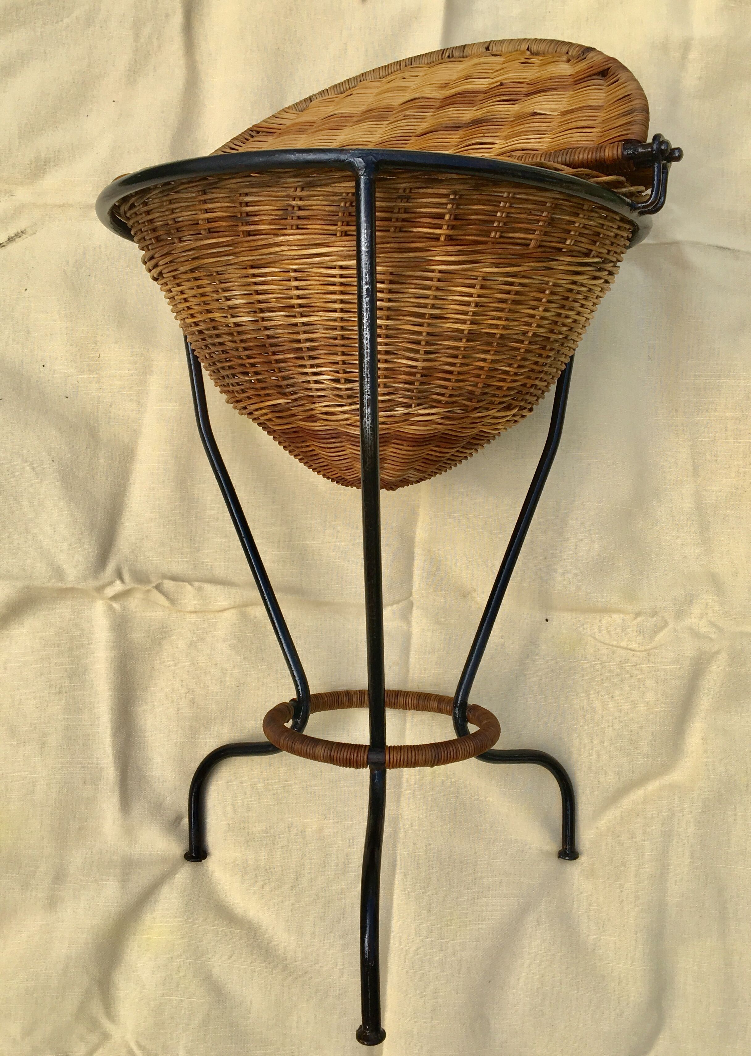 Rattan and wrought iron worker