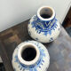 Pair of antique DELF vases