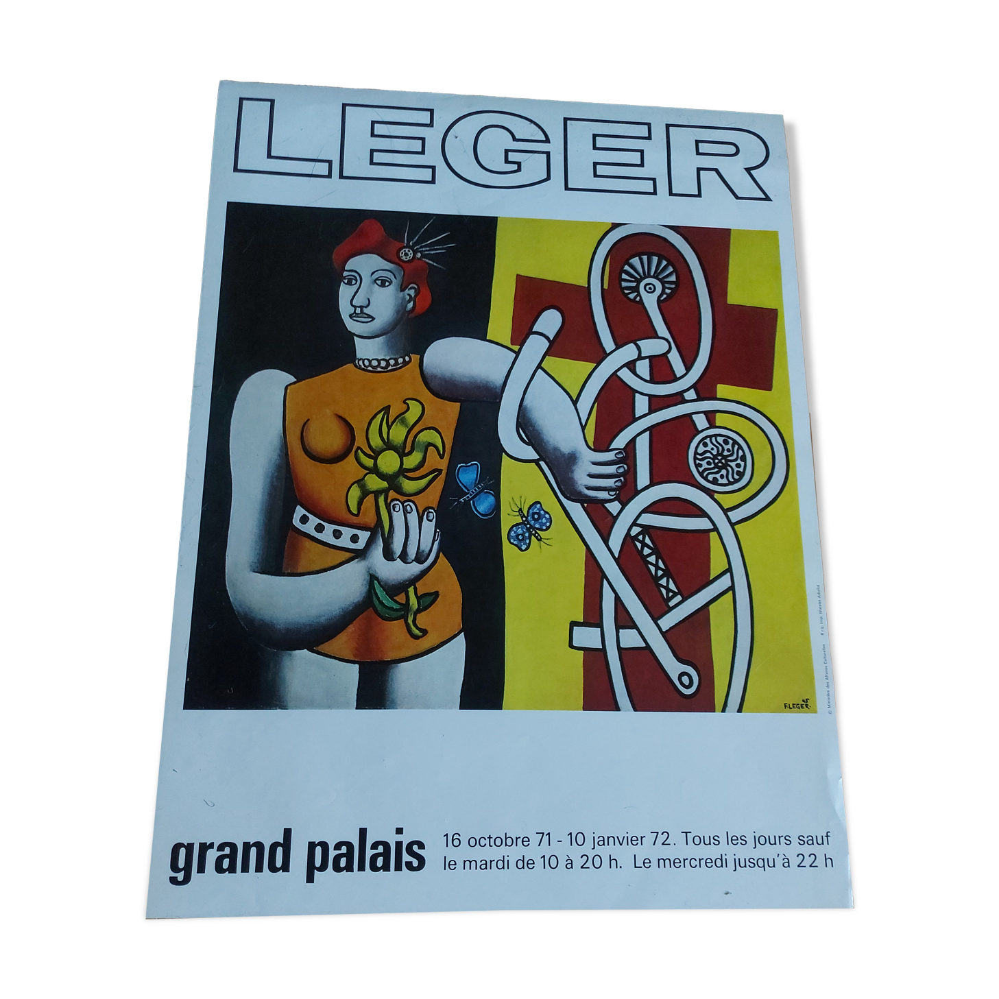 Affiche Fernand Léger, grand palais