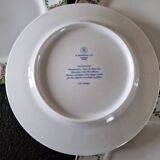 Raynaud in Limoges Series 6 porcelain flat plates, Festivities model