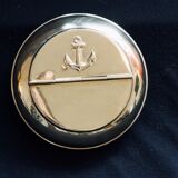 Vintage ocean liner ashtray - navigation - navy - In perfect Laiton state - 60s