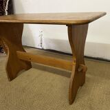 Ensemble table et 4 chaises en bois vintage