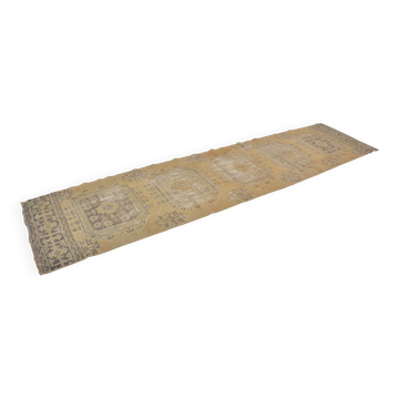 Hallway Antique Oushak Runner Rug sku 2281
