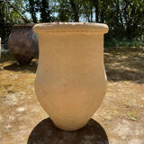 Ancient terracotta pottery jar