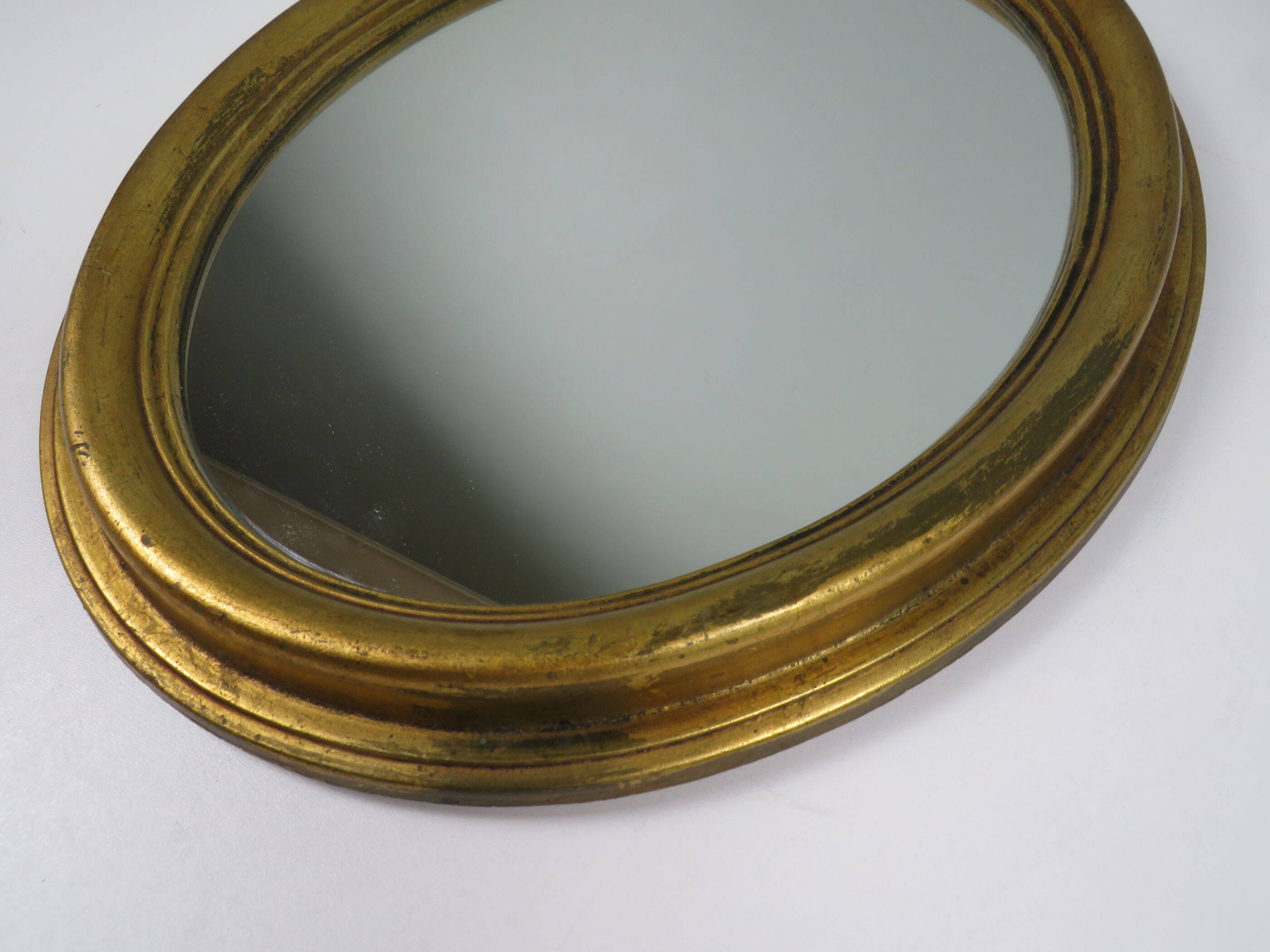 Vintage golden mirror – reflection of the past – Poetic & warm