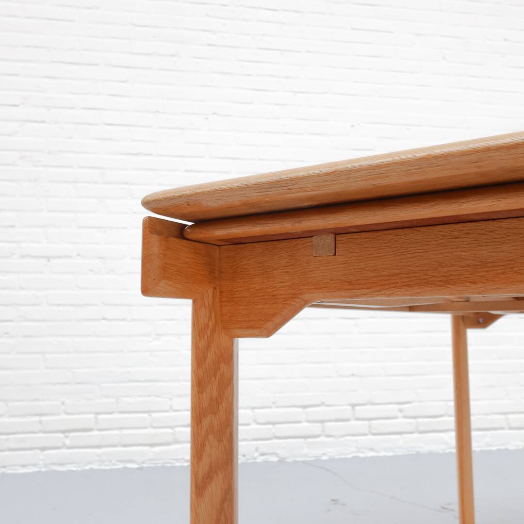 Table à manger extensible en chêne danoise Bramin, années 1960