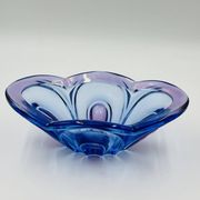 Coupe d'art en verre de Bohême Chribska