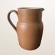 Set of 3 matte stoneware jugs