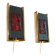 Pair of Scandinavian brass and glass wall lights by Erik Hoglund