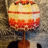 Scandinavian pine table lamp